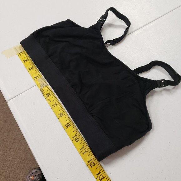 Storq Womens Black Pumping Nursing Bra Size 2 Modal Blend Pullover Maternity - Picture 4 of 8